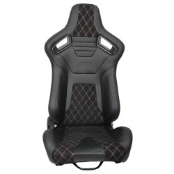 Καθίσματα Bucket R8 Δερματίνη Μαύρα Με M-Power Tri-Color Ραφές Καπιτονέ Ζευγάρι 2 Τεμαχίων Καθίσματα Bucket R8 Δερματίνη Μαύρα Με M-Power Tri-Color Ραφές Καπιτονέ Ζευγάρι 2 Τεμαχίων