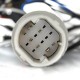 Μπροστινά Φανάρια Set Για Grande Punto 05-08 Angel Eyes & Led Χρωμίου H1/H1 JunYan