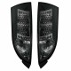 Πισινά Φανάρια Set Για Ford Focus 98-04 Hatchback 3D/5D Led Μαύρα Sonar