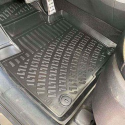 Πατάκια Σκαφάκια 3D Από Λάστιχο TPE Για Kia Sorento 15-20 Rizline 4 Τεμάχια Μαύρα