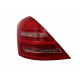 Πισινά Φανάρια Set Για Mercedes-Benz S-Class W221 05-09 Led Κόκκινο/Crystal Carner
