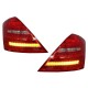 Πισινά Φανάρια Set Για Mercedes-Benz S-Class W221 05-09 Led Κόκκινο/Crystal Carner