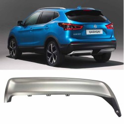 Diffuser Πίσω Προφυλακτήρα Για Nissan Qashqai J11 17+ Δεξί - Ασημί 1 Τεμάχιο