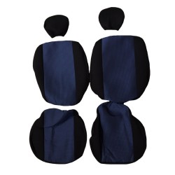 Καλύμματα Υφασμάτινα Εμπρός - Πίσω Διαιρούμενα Pluto Plus GM Μπλε/Μαύρο Σετ 8 Τεμάχια Καλύμματα Υφασμάτινα Εμπρός - Πίσω Διαιρούμενα Pluto Plus GM Μπλε/Μαύρο Σετ 8 Τεμάχια