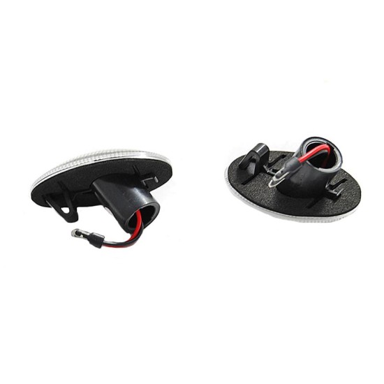 Πλαϊνά Φλας Φτερού Για Opel Astra F 91-97 / Corsa B , C 93-06 / Tigra A 94-00 Led Dynamic Smoke 2 Τεμάχια