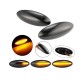 Πλαϊνά Φλας Φτερού Για Toyota Yaris 05-11 / Rav4 05-10 / Auris 06-10 / Corolla Sedan 07-11 / Verso 09-13 Led Dynamic Φιμέ 2 Τεμάχια