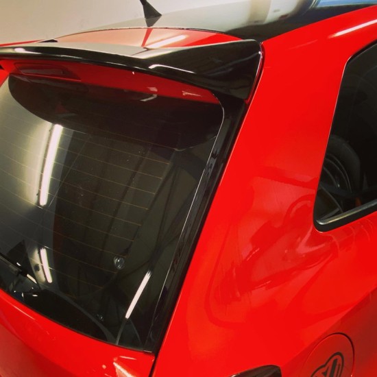 Αεροτομές Πρόσθετα Δεξιά Αριστερά Για VW Polo 6R/6C 09-17  Μαύρο Γυαλιστερό Πλαστικό Standard Έκδοση 2 Τεμάχια