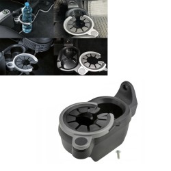 Ποτηροθήκη Αυτοκινήτου Διπλή Για Smart Fortwo W451 07-14 Μαύρο/Γκρι PL0296