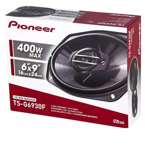 Ηχεία Αυτοκινήτου Pioneer TS-G6930F Ομοαξονικά 3 δρόμων 16x23 cm 6x9" Οβάλ 45Watt Rms/200 Watt Max. 2 Τεμάχια