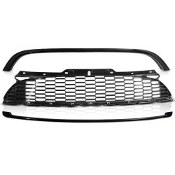 Μάσκα Για Mini Cooper 10-14 R56 / R57 / R55 Standard Version Κυψελωτή Γυαλιστερή Μαύρη 3 Τεμάχια Μάσκα Για Mini Cooper 10-14 R56 / R57 / R55 Standard Version Κυψελωτή Γυαλιστερή Μαύρη 3 Τεμάχια