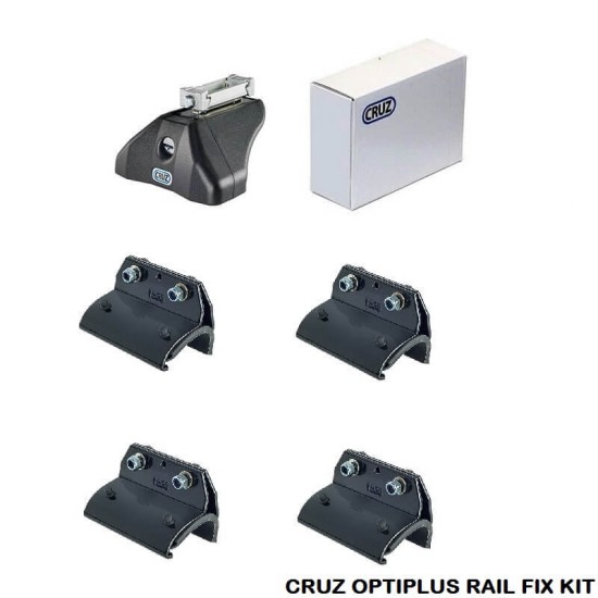 Πόδια / Άκρα Για Μπάρες Οροφής CRUZ Optiplus Rail FIX 936-603 Για Citroen Berlingo Multispace 18+ Με Ενσωματωμένο Railing Σετ 4 Τεμάχια