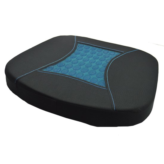 Ανατομικό / Ορθοπεδικό Μαξιλαράκι Θέσης / Καθίσματος Gel 41x38x5,5cm Μαύρο / Μπλε 1 Τεμάχιο