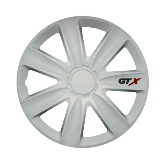 Τάσια Τροχών Αυτοκινήτου 15" GTX 112799 Carbon Λευκό CBX 4 Τεμάχια