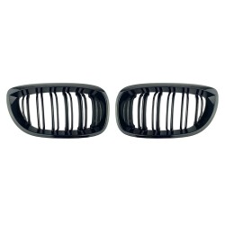 Καρδιές Μάσκας Για Bmw 3 E46 03-06 Coupe/Cabrio M4 Look Με Διπλή Γρίλια  Μαύρο Γυαλιστερό 2 Τεμάχια Καρδιές Μάσκας Για Bmw 3 E46 03-06 Coupe/Cabrio M4 Look Με Διπλή Γρίλια  Μαύρο Γυαλιστερό 2 Τεμάχια