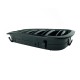 Καρδιές Μάσκας Για Bmw 3 E46 03-06 Coupe/Cabrio M4 Look Με Διπλή Γρίλια  Μαύρο Γυαλιστερό 2 Τεμάχια