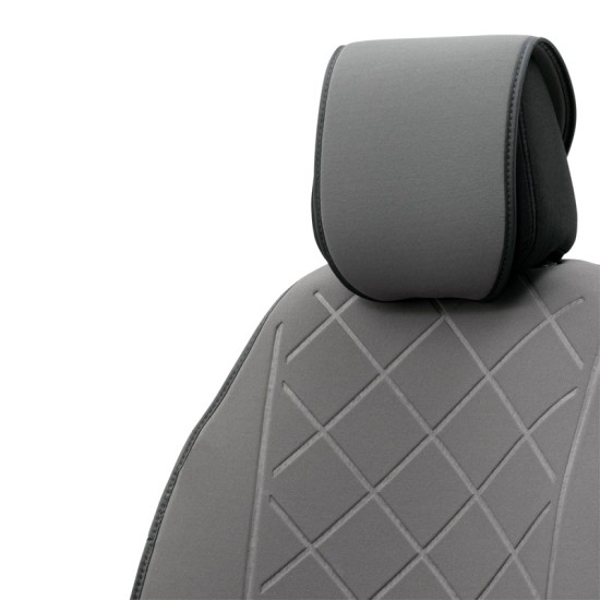 Πλατοκάθισμα Αυτοκινήτου Otom Active Pro Ύφασμα Lacoste Ανάγλυφο Καπιτονέ Γκρι ACTP-102 1 Τεμάχιο
