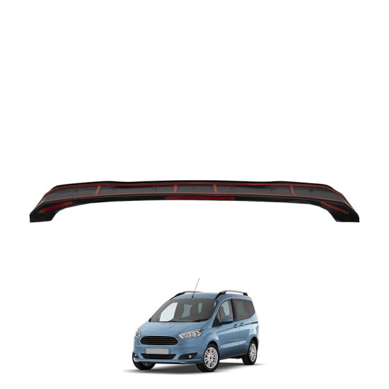 Προστατευτικό Πίσω Προφυλακτήρα Για Ford Courier Tourneo / Transit 2014+ Από Abs Πλαστικό Μαύρο