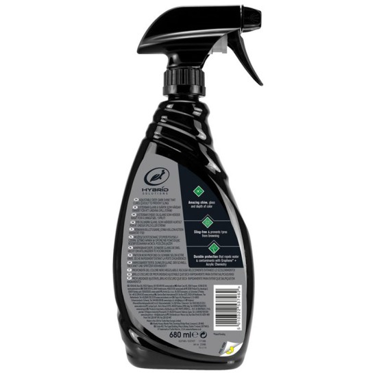 Γυαλιστικό Ελαστικών Hybrid Solution Graphene Acrylic Turtle Wax 680ml 053747117