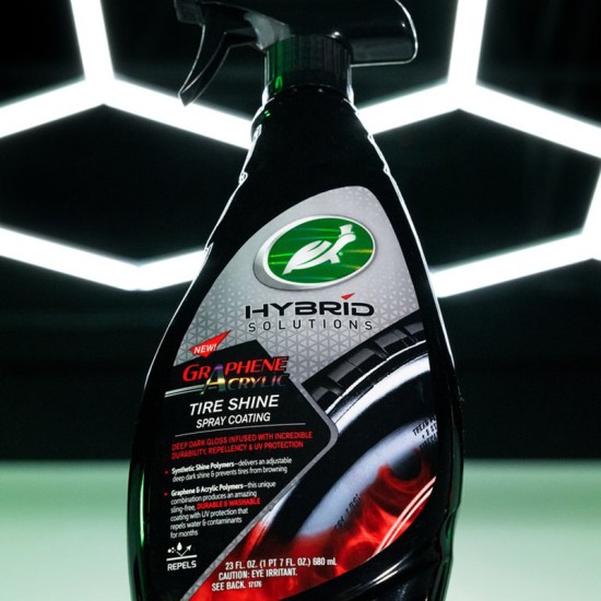Γυαλιστικό Ελαστικών Hybrid Solution Graphene Acrylic Turtle Wax 680ml 053747117