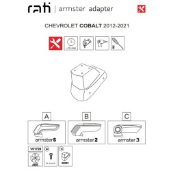 Βάση Τεμπέλη Ειδική Για Chevrolet Cobalt 12-21 Armster Rati 1 Τεμάχιο Βάση Τεμπέλη Ειδική Για Chevrolet Cobalt 12-21 Armster Rati 1 Τεμάχιο