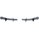 Diffuser Πίσω Προφυλακτήρα Για VW Golf VI (6) 08-13 Για R20 Έκδοση Γυαλιστερό Μαύρο 4 Bars Από Πλαστικό 2 Τεμάχια