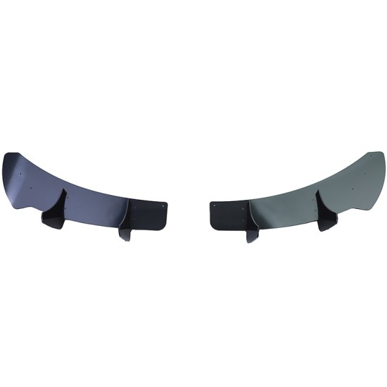Diffuser Πίσω Προφυλακτήρα Για VW Golf VI (6) 08-13 Για R20 Έκδοση Γυαλιστερό Μαύρο 4 Bars Από Πλαστικό 2 Τεμάχια