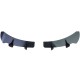 Diffuser Πίσω Προφυλακτήρα Για VW Golf VI (6) 08-13 Για R20 Έκδοση Γυαλιστερό Μαύρο 4 Bars Από Πλαστικό 2 Τεμάχια