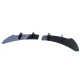 Diffuser Πίσω Προφυλακτήρα Για VW Golf VI (6) 08-13 Για R20 Έκδοση Γυαλιστερό Μαύρο 4 Bars Από Πλαστικό 2 Τεμάχια