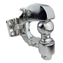 Μπίλια Κοτσαδόρου Γωνιακή Ασφαλείας Χρωμίου 1 Τεμάχιο