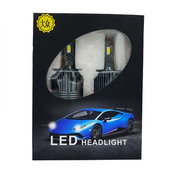 Λάμπες Led VW / Mercedes 9-36volt 75watt 15000lm 6000k 2 Τεμάχια