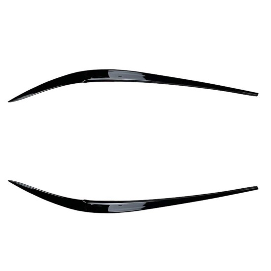 Φρυδάκια Μπροστινών Φαναριών Για Bmw 3 G20 / G21 2019-2021 Pre-LCI Βαμμένα Μάυρο Γυαλιστερό Χρώμα 2 Τεμάχια