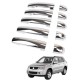 Καλύμματα Χερουλιών Πόρτας Χρωμίου Για Suzuki Grand Vitara 2005-2015 8  Τεμάχια Απο Ανοξείδωτο Ατσάλι
