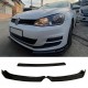 Μπροστινό Spoiler Για VW Golf VII (7.5) 17-20 Standard Έκδοση Μαύρο Χρώμα Από Abs Πλαστικό 3 Τεμάχια