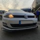 Μπροστινό Spoiler Για VW Golf VII (7.5) 17-20 Standard Έκδοση Μαύρο Χρώμα Από Abs Πλαστικό 3 Τεμάχια
