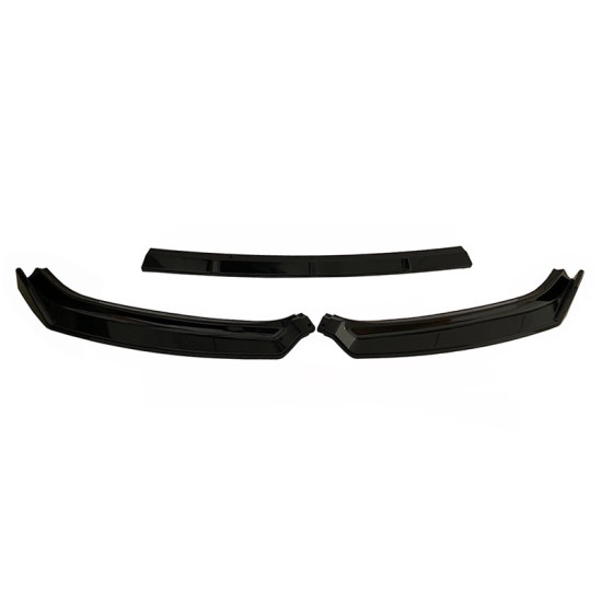 Μπροστινό Spoiler Για VW Golf VII (7.5) 17-20 Standard Έκδοση Μαύρο Χρώμα Από Abs Πλαστικό 3 Τεμάχια