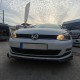 Μπροστινό Spoiler Για VW Golf VII (7.5) 17-20 Standard Έκδοση Μαύρο Χρώμα Από Abs Πλαστικό 3 Τεμάχια