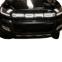 Μάσκα Για Ford Ranger T8 2019+ Wild Trak Φωτιζόμενη Μαύρο Ματ Μάσκα Για Ford Ranger T8 2019+ Wild Trak Φωτιζόμενη Μαύρο Ματ