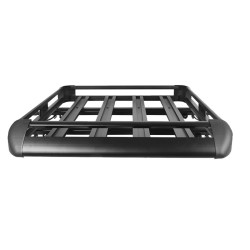 Σχάρα Οροφής Αυτοκινήτου Αλουμινίου Aero Μαύρη 140x100cm 28831