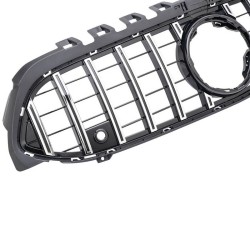 Μάσκα Για Mercedes-Benz A-Class W177 18+ GT Amg Panamericana Look Μαύρο/Χρώμιο 1 Τεμάχιο