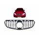 Μάσκα Για Mercedes-Benz E-Class W212 13-16 Facelift GT-R Amg Panamericana Look Μαύρο/Χρώμιο 1 Τεμάχιο