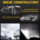 Μπροστινά Φανάρια Set Για Vw Polo 6R/6C 09-17 DRL Tube & Dynamic Φλας H7 Με Μοτέρ V-Land