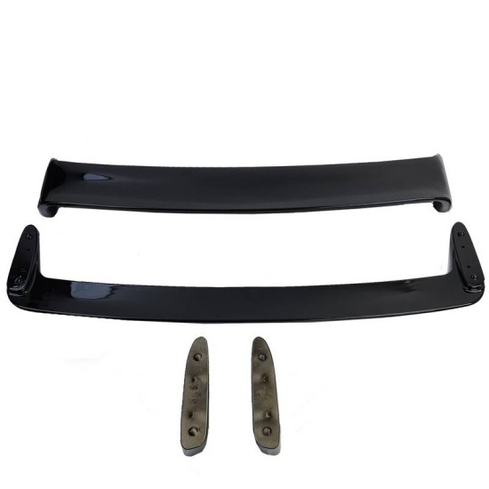Αεροτομή Πορτ Παγκάζ Για Bmw 3 E36 90-99 Sedan / Coupe M3 GT-Look XL Με Αποστάτες Μαύρη Γυαλιστερή Από Abs Πλαστικό 4 Τεμάχια