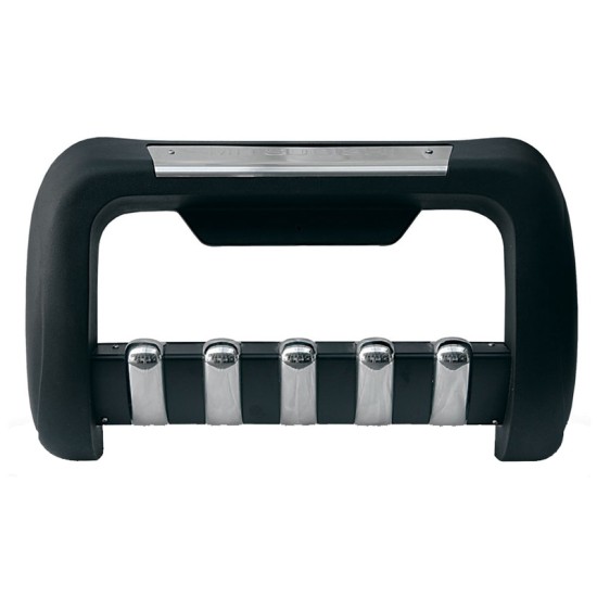 Bull Bar Bumper Guard Εμπρός Προφυλακτήρα Για Daihatsu Terios J2 2006+ Μαύρο Με Δόντια Inox