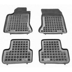 Πατάκια Σκαφάκια 3D Από Λάστιχο Για Mercedes-Benz W176 / GLΑ 2011- / Ιnfiniti Q30 15-19 Rezaw Plast 4 Τεμάχια Μαύρα