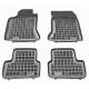 Πατάκια Σκαφάκια 3D Από Λάστιχο Για Mercedes-Benz W176 / GLΑ 2011- / Ιnfiniti Q30 15-19 Rezaw Plast 4 Τεμάχια Μαύρα