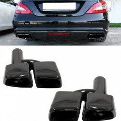 Μπούκες Εξάτμισης Διπλές "Τετράμπουκα" Για Mercedes-Benz W211, W212, W204, W209, W221, W164, W166 Amg 63 Look Black Edition 2 Τεμάχια Μπούκες Εξάτμισης Διπλές "Τετράμπουκα" Για Mercedes-Benz W211, W212, W204, W209, W221, W164, W166 Amg 63 Look Black Edition 2 Τεμάχια