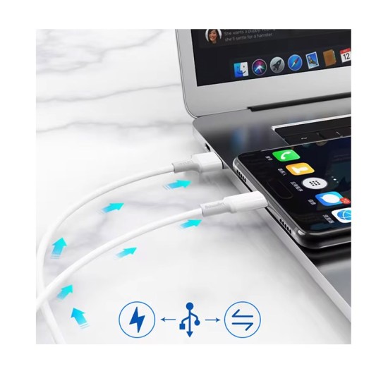Καλώδιο Φόρτισης USB Type C Earldom EC-131C 5V 3A 1m 1 Τεμάχιο