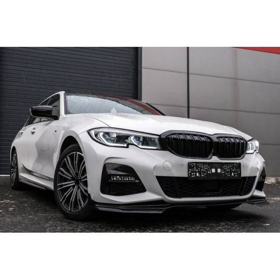 Καπάκια Καθρεφτών Για Bmw 3 Series G20 G21 G28 2017+ M4 Look Γυαλιστερό Μαύρο 2 Τεμάχια