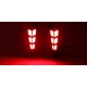 Πισινά Φανάρια Ομίχλης Για Toyota C-HR 2016-2019 Full Led Bar / Dynamic Black 2 Τεμάχια