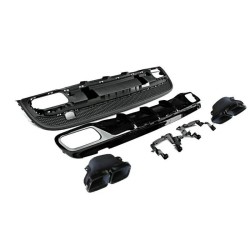 Diffuser Πίσω Προφυλακτήρα Για Mercedes-Benz GLA X156 2016-2019 GLA45 Amg Look Για Amg Sport Line Προφυλακτήρες Σετ Με Μαύρες Μπούκες Diffuser Πίσω Προφυλακτήρα Για Mercedes-Benz GLA X156 2016-2019 GLA45 Amg Look Για Amg Sport Line Προφυλακτήρες Σετ Με Μαύρες Μπούκες